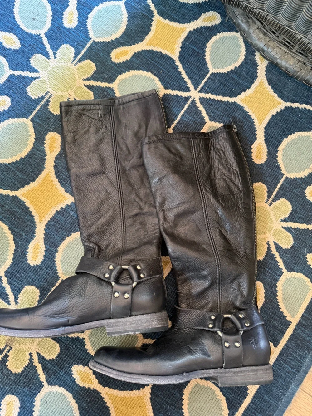 FRYE PHILLIP HARNESS TALL size 8